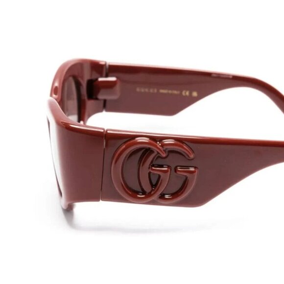 NWT Gucci GG1544S - 002 Red Sunglasses - Picture 7 of 8